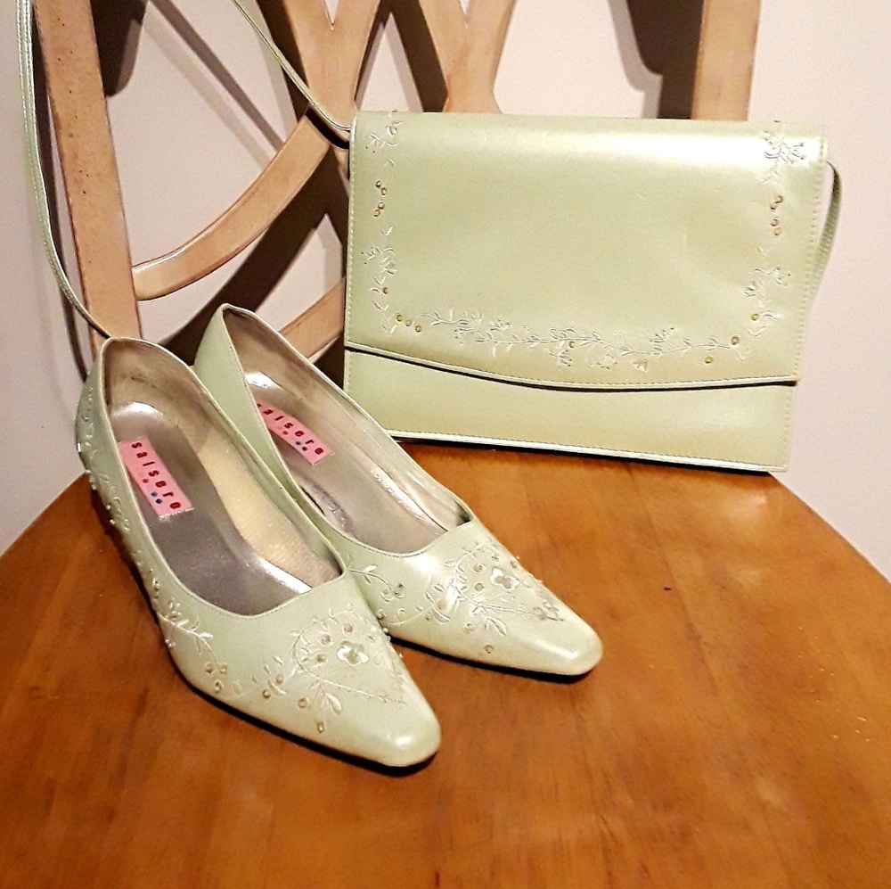 ❌❌SOLD❌❌Salsero Matching Shoes & Bag Size 10 M